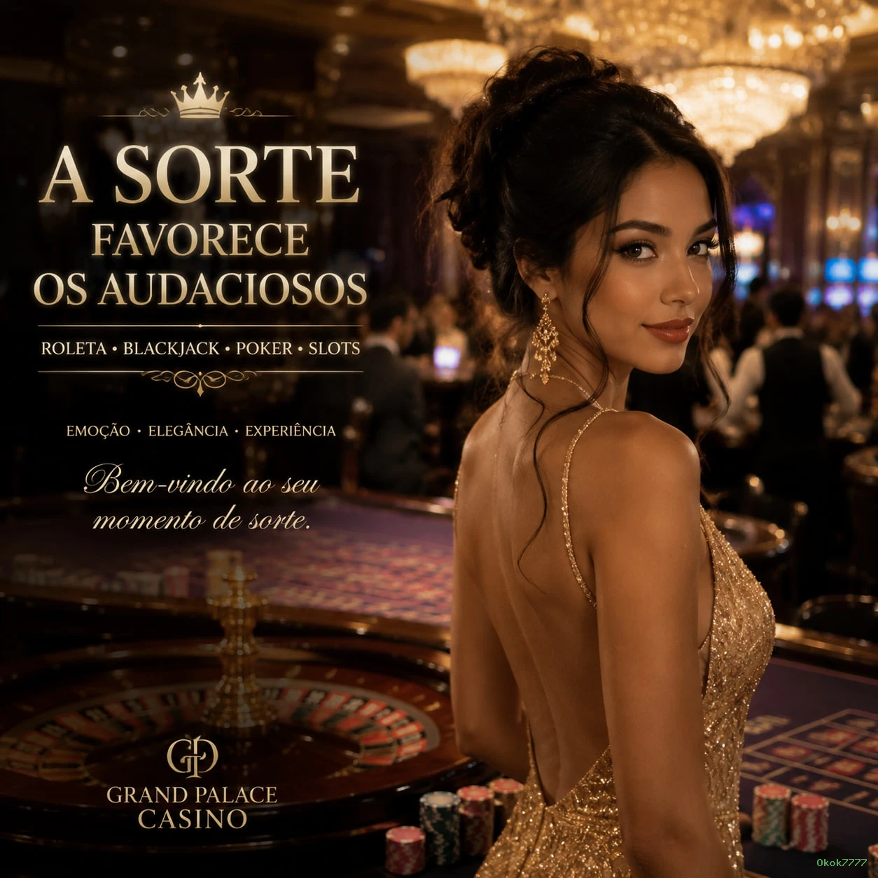 Cassino ao vivo da Okok7777 com dealers reais